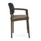 Lesro Lenox Steel Hip Chair Metal Frame, Bronze, RS Night Sky Back, MD Farro Seat LS1161 - alternate 2